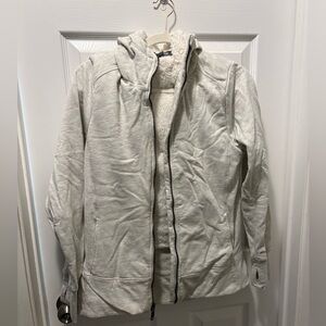 Eddie Bauer Light Gray Fleece Jacket